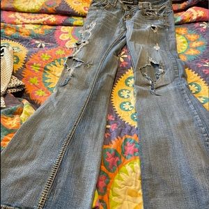 Amethyst hip hugger jeans